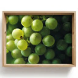 Druiven - Tros - Groen Dienblad Rechthoek middel -z3d_shopping