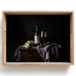 Druiven - Wijn - Rood - Tafel Dienblad Rechthoek middel -z3d_shopping