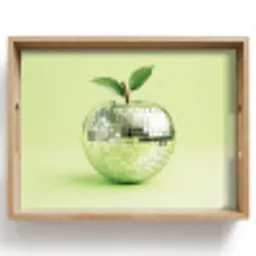 Groen - Disco - Decoratie - Appel Dienblad Rechthoek middel -z3d_shopping