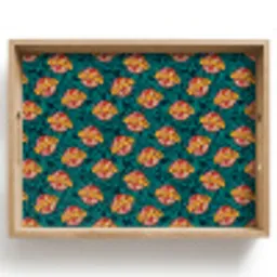 Groen - Disco - Patroon Dienblad Rechthoek middel 911 -z3d_shopping