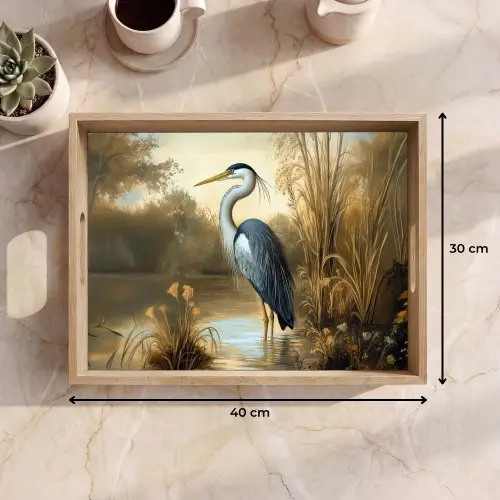 Reiger - Water - Planten Dienblad Rechthoek middel -USP_Formaat