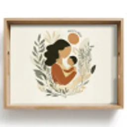 Illustratie - Quote - Moeder Dienblad Rechthoek middel -z3d_shopping