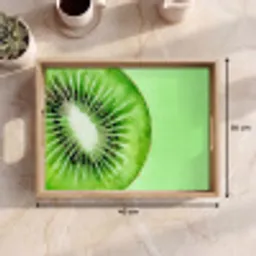 Kiwi - Groen - Fris Dienblad Rechthoek middel -USP_Formaat