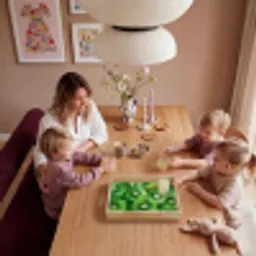 Kiwi - Groen - Pitten Dienblad Rechthoek middel -sfeer4