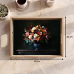 Groot - Bloemen - Vaas - Boeket Dienblad Rechthoek middel -USP_Formaat