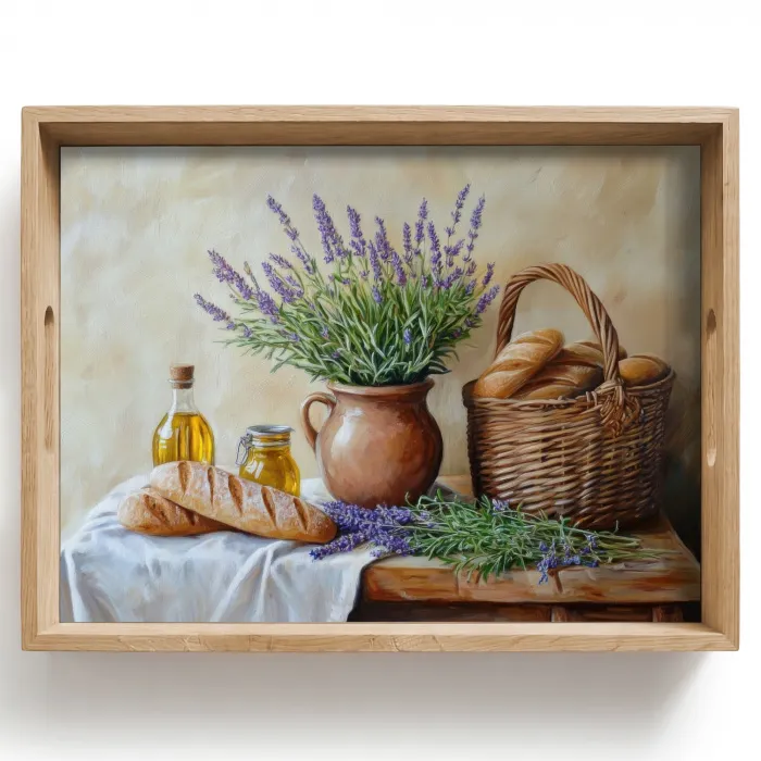Lavendel - Brood - Stilleven Dienblad Rechthoek middel -z3d_shopping
