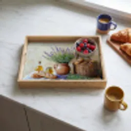 Lavendel - Brood - Stilleven Dienblad Rechthoek middel -sfeer2