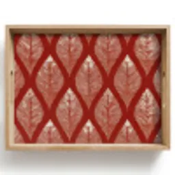 Bladeren - Rood - Elegant Dienblad Rechthoek middel -z3d_shopping