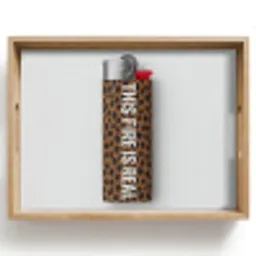 Aansteker - Quote - Panterprint Dienblad Rechthoek middel -z3d_shopping