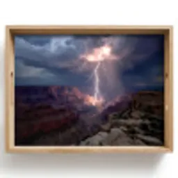 Bliksem - Wolken - Canyon Dienblad Rechthoek middel -z3d_shopping