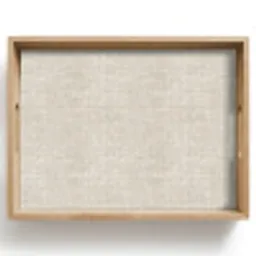 Linnen - Textuur - Beige Dienblad Rechthoek middel 911 -z3d_shopping