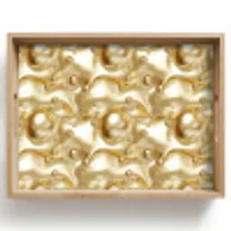 Vloeibaar - Druppels - Goud Dienblad Rechthoek middel 911 -z3d_shopping