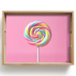 Lolly - Roze - Snoep - Zoet Dienblad Rechthoek middel -z3d_shopping