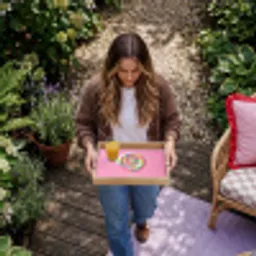Lolly - Roze - Snoep - Zoet Dienblad Rechthoek middel -sfeer5