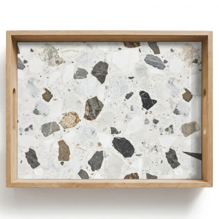 Marmer - Terrazzo - Decoratie - Interieur Dienblad Rechthoek middel -z3d_shopping
