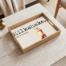 Milkshake - Kers - Rietje Dienblad Rechthoek middel -sfeer1