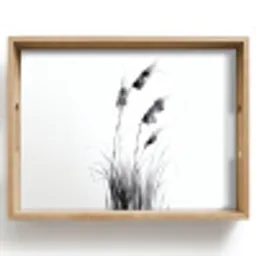 Minimalistisch - Stelen - Wit Dienblad Rechthoek middel -z3d_shopping