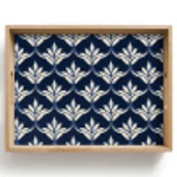 Modern - Ontwerp - Blauw Dienblad Rechthoek middel 911 -z3d_shopping