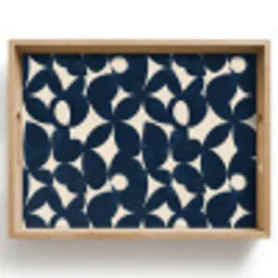 Modern - Geometrisch - Blauw Dienblad Rechthoek middel 911 -z3d_shopping