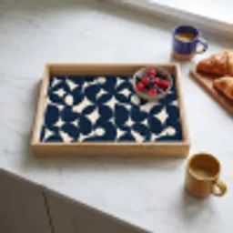 Modern - Geometrisch - Blauw Dienblad Rechthoek middel 911 -sfeer2