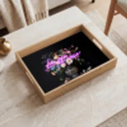 Neon - Vaas - Bloemen Dienblad Rechthoek middel -sfeer1