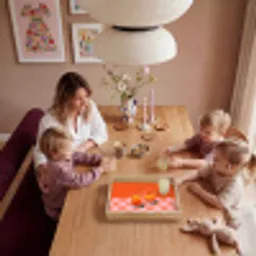 Sinaasappel - Glazen - Oranje Dienblad Rechthoek middel -sfeer4