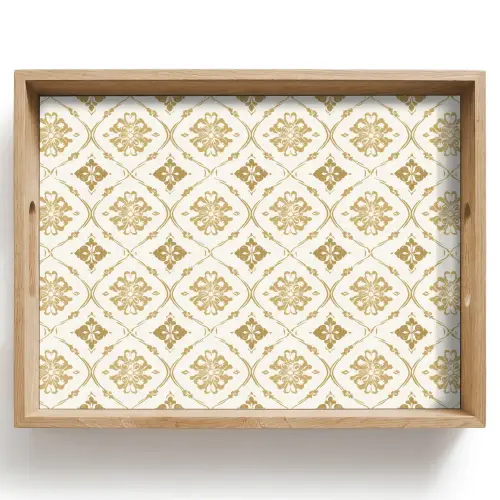 Ornament - Klassiek - Goud Dienblad Rechthoek middel 911 -z3d_shopping