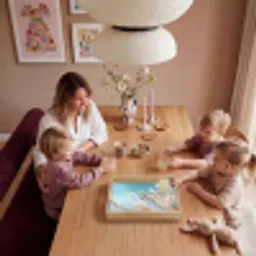 Siergras - Wind - Lichtbruin Dienblad Rechthoek middel -sfeer4