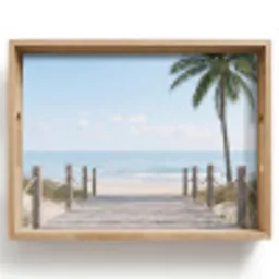 Palmbomen - Pad - Horizon Dienblad Rechthoek middel -z3d_shopping