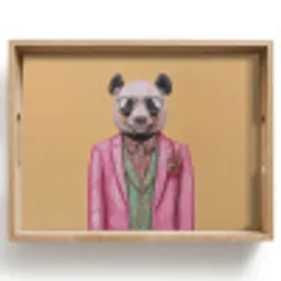 Panda - Pak - Zonnebril - Blauw Dienblad Rechthoek middel -z3d_shopping