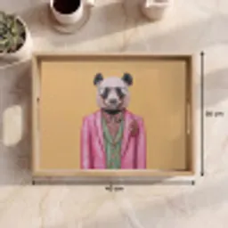 Panda - Pak - Zonnebril - Blauw Dienblad Rechthoek middel -USP_Formaat