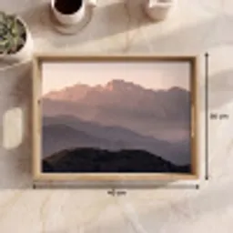 Panorama - Landschap - Bergen Dienblad Rechthoek middel -USP_Formaat