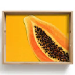 Papaja - Oranje - Topisch Dienblad Rechthoek middel -z3d_shopping