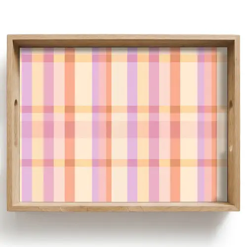 Pastel - uitpatroon - Geometrisch Dienblad Rechthoek middel 911 -z3d_shopping