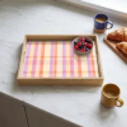Pastel - uitpatroon - Geometrisch Dienblad Rechthoek middel 911 -sfeer2