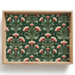 Patroon - Botanisch - Kleurrijk Dienblad Rechthoek middel 911 -z3d_shopping
