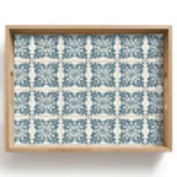 Dessin - Tegel - Blauw Dienblad Rechthoek middel 911 -z3d_shopping