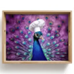 Pauw - Koksmuts - Cool - Paars Dienblad Rechthoek middel -z3d_shopping
