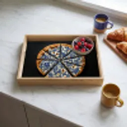 Pizza - Eten - Delftsblauw Dienblad Rechthoek middel -sfeer2