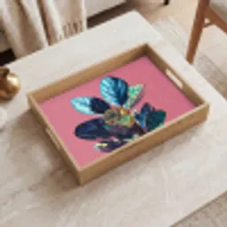 Plant - Bladeren - Stippen - Abstract Dienblad Rechthoek middel -sfeer1