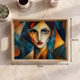 Portret - Abstract - Vormen Dienblad Rechthoek middel -USP_Formaat