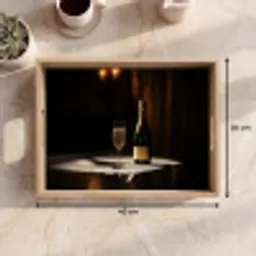 Prosecco - Bubbels - Sfeervol - Drank Dienblad Rechthoek middel -USP_Formaat