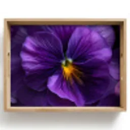 Paars - Viool - Diepte Dienblad Rechthoek middel -z3d_shopping