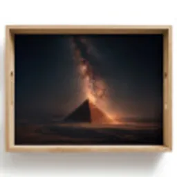Piramide - Woestijn - Licht Dienblad Rechthoek middel -z3d_shopping