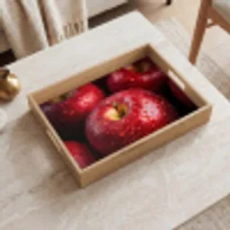 Rood - Appels - Fruit Dienblad Rechthoek middel -sfeer1