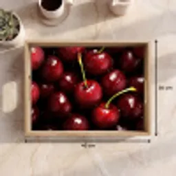 Rood - Fruit - Kersen Dienblad Rechthoek middel -USP_Formaat