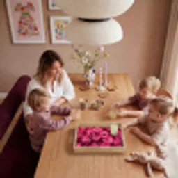 Rozen - Pink - Bloem Dienblad Rechthoek middel -sfeer4