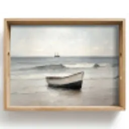 Roeiboot - Zee - Horizon Dienblad Rechthoek middel -z3d_shopping