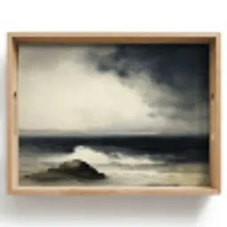 Zee - Rotsen - Storm Dienblad Rechthoek middel -z3d_shopping