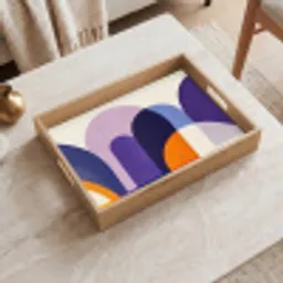 Vormen - Abstract - Grafisch - Oranje Dienblad Rechthoek middel -sfeer1
